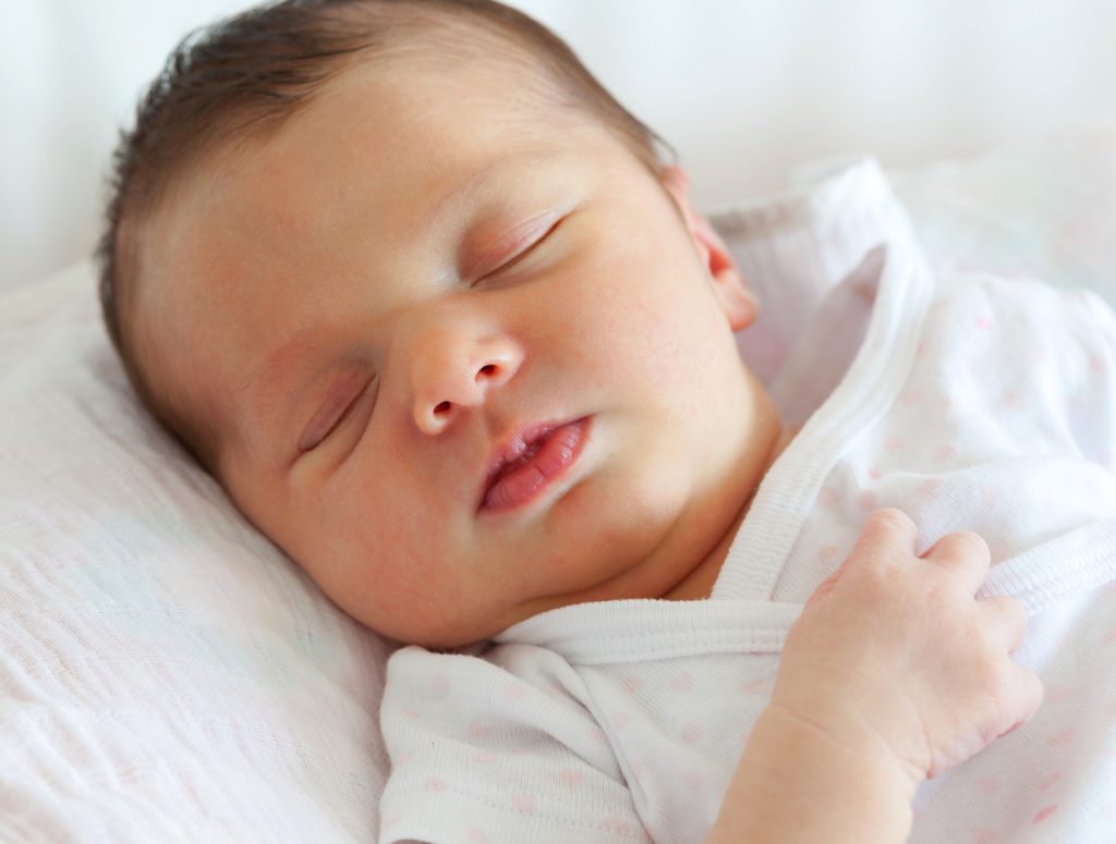 Cute baby sleeping